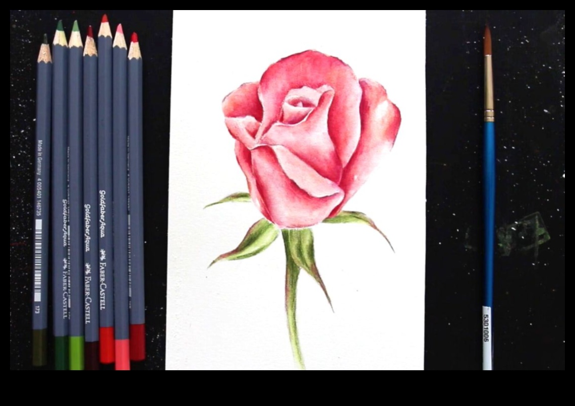 Αρμονία σχεδίου: Επίτευξη ισορροπίας και ενότητας σε μολύβι ακουαρέλας