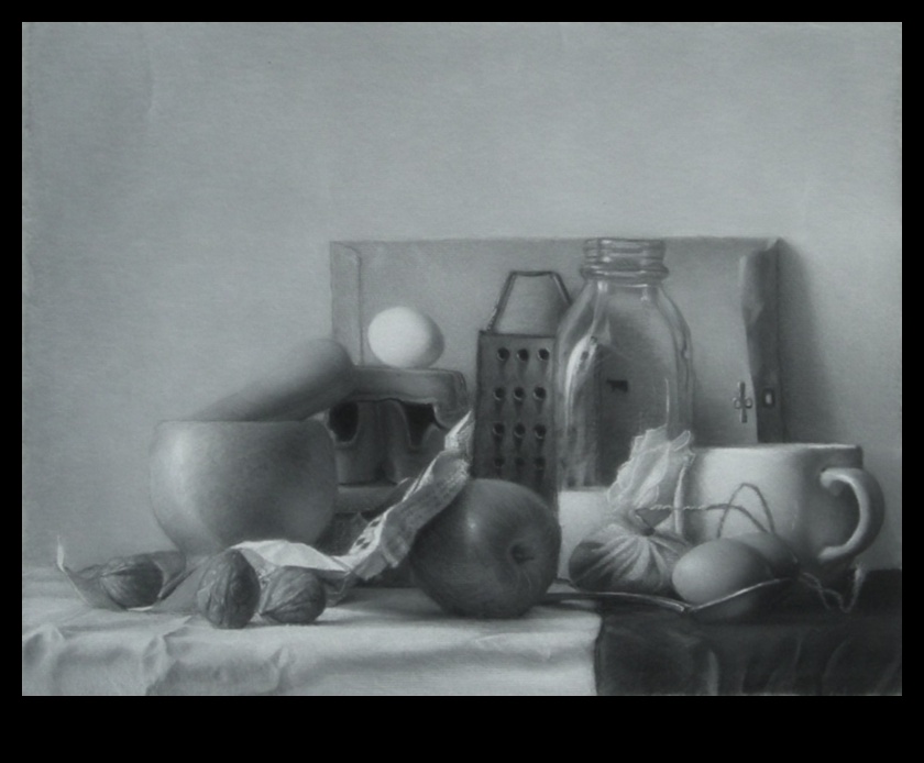 Inanimate Beauty: Νεκρή φύση σε κιμωλία και κάρβουνο