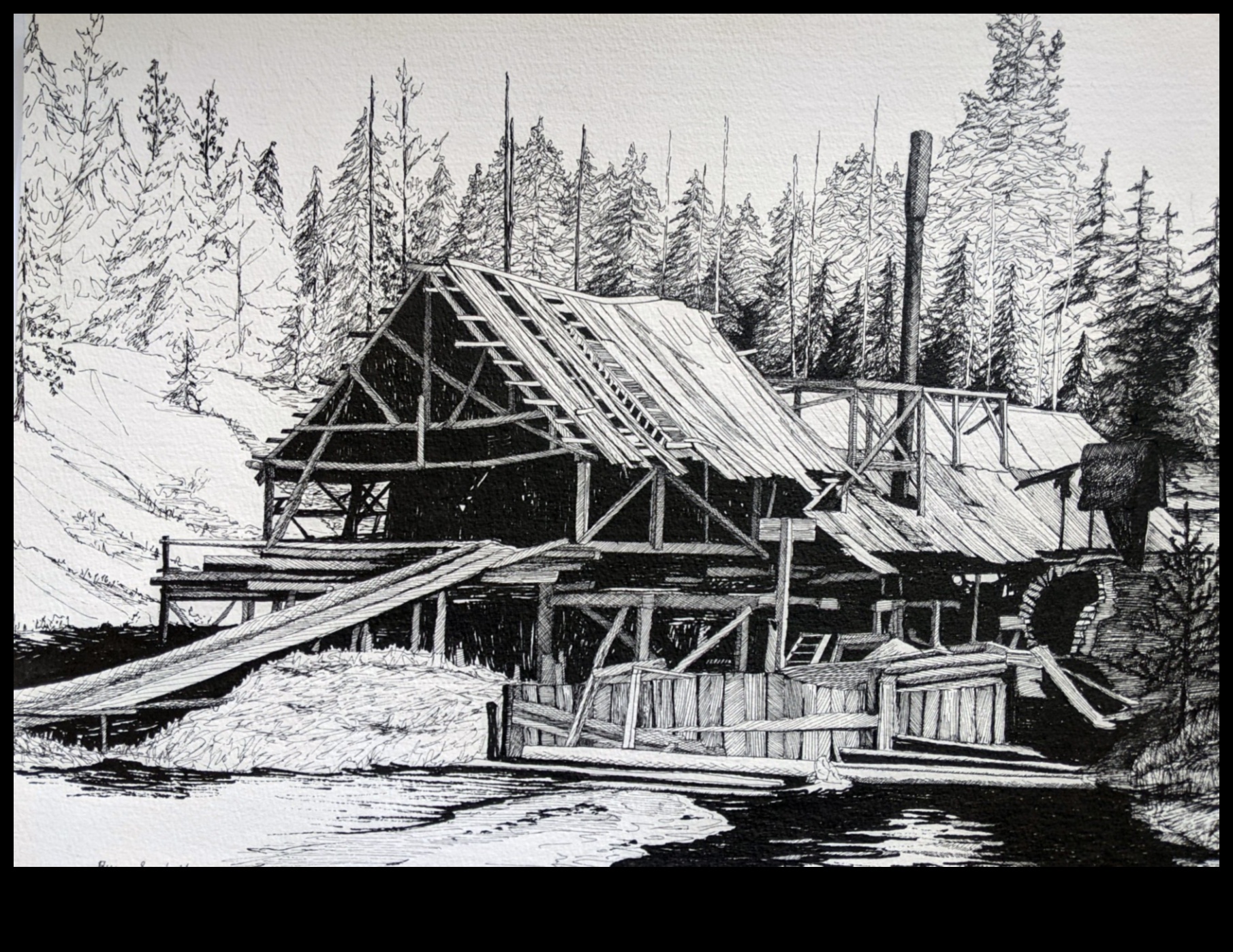 The Art of Texture: Creating Dimension in Pen and Ink