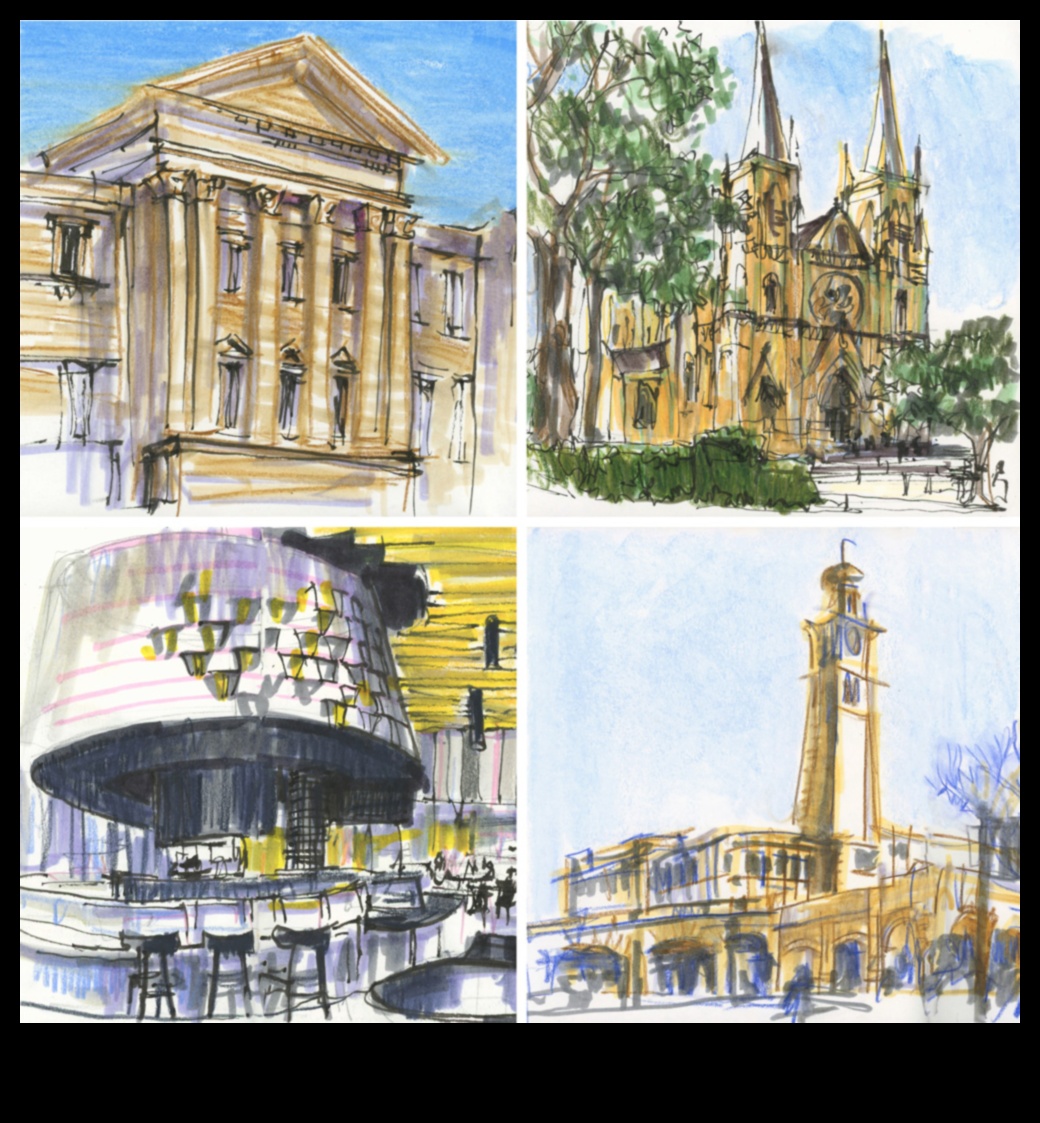 Βιβλίο σκιαγραφιών πόλης: Καταγραφή εντυπώσεων αστικών σκηνών