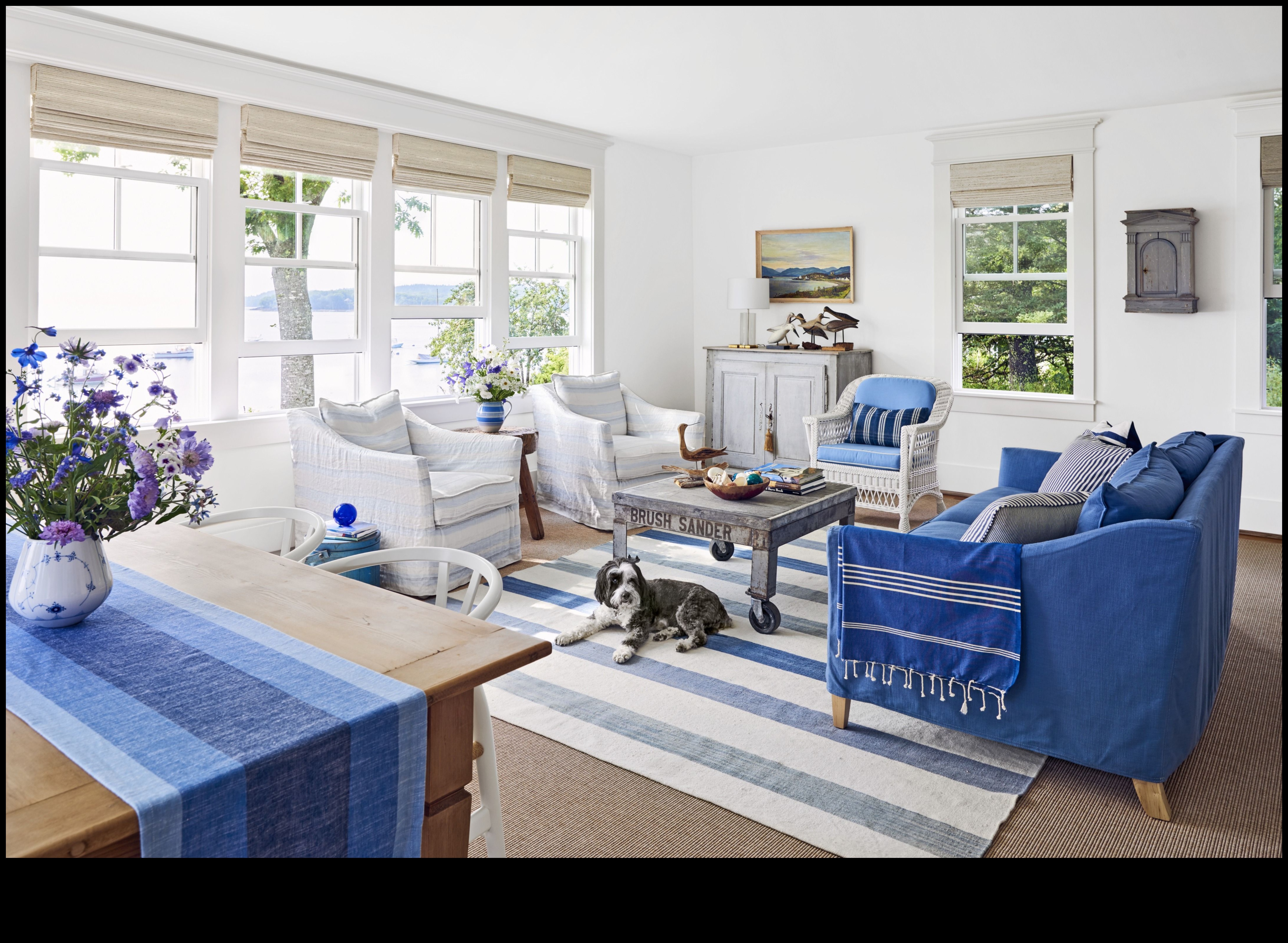 Ποιες είναι μερικές ιδέες για παράκτια διακόσμηση που λειτουργούν καλά για ένα παραθαλάσσιο σπίτι;