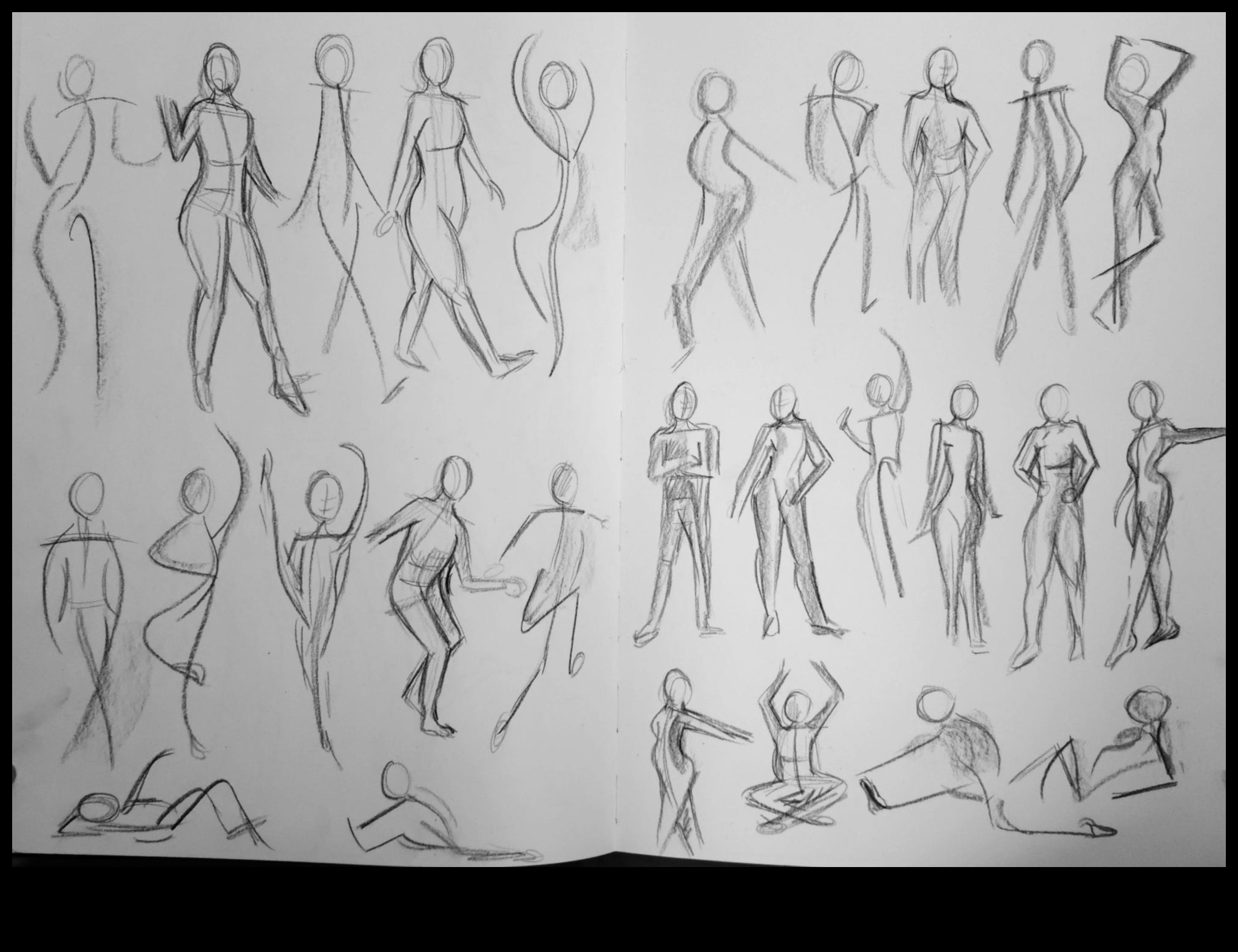 Μολύβι και πόζα: Μια εξερεύνηση των τεχνικών σχεδίασης φιγούρων