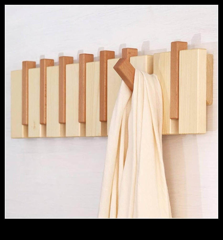 Ξύλινοι γάντζοι τοίχου: Δημιουργία κομψών οργανωτικών λύσεων