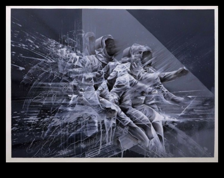 Dynamic Lines: Achieving Movement and Flow in Ink Art