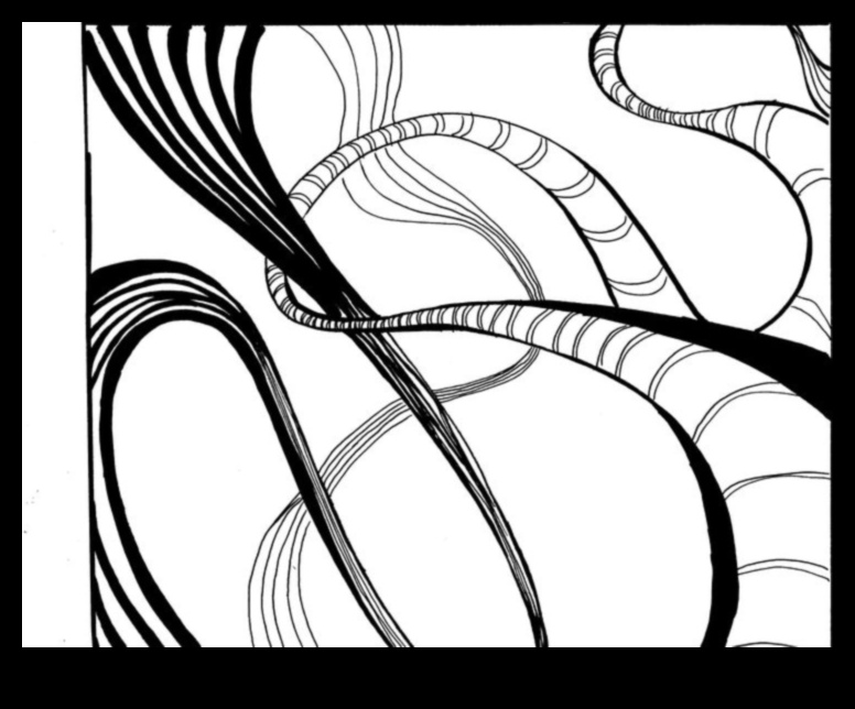 Dynamic Lines: Achieving Movement and Flow in Ink Art