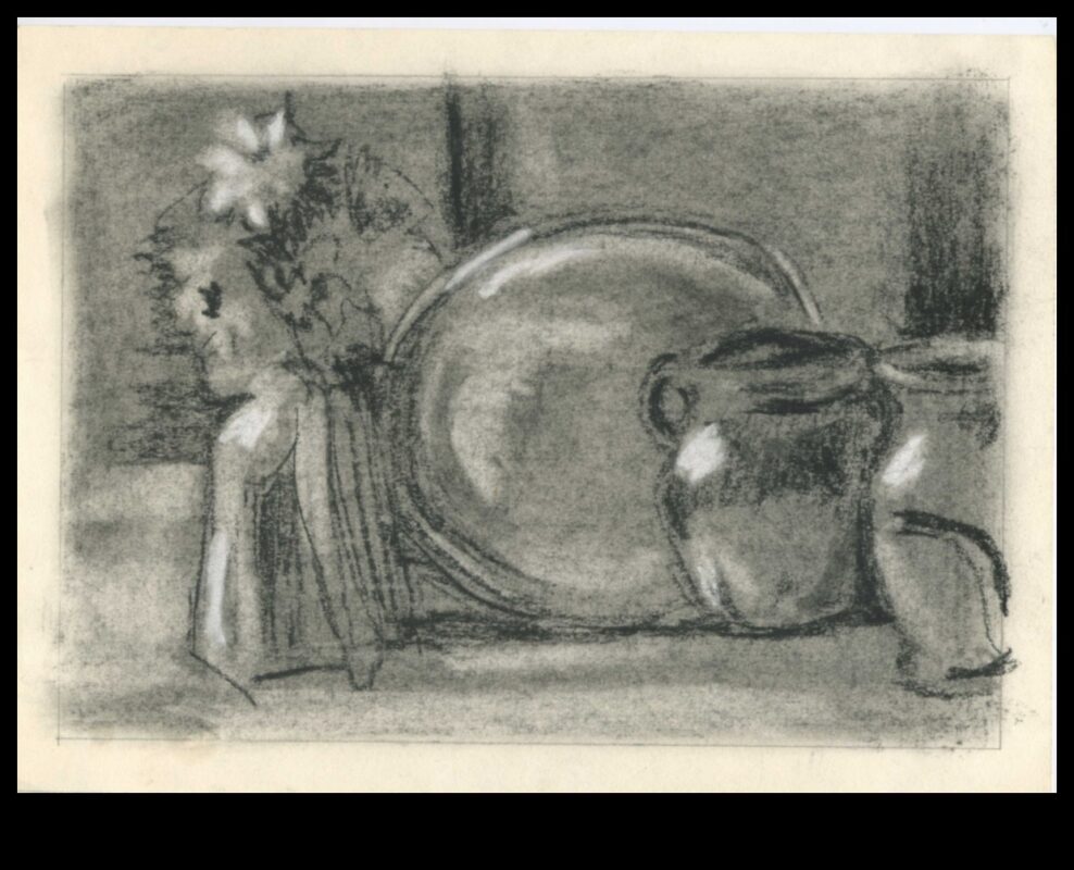 Inanimate Beauty: Νεκρή φύση σε κιμωλία και κάρβουνο