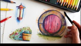 Αρμονία σχεδίου: Επίτευξη ισορροπίας και ενότητας σε μολύβι ακουαρέλας