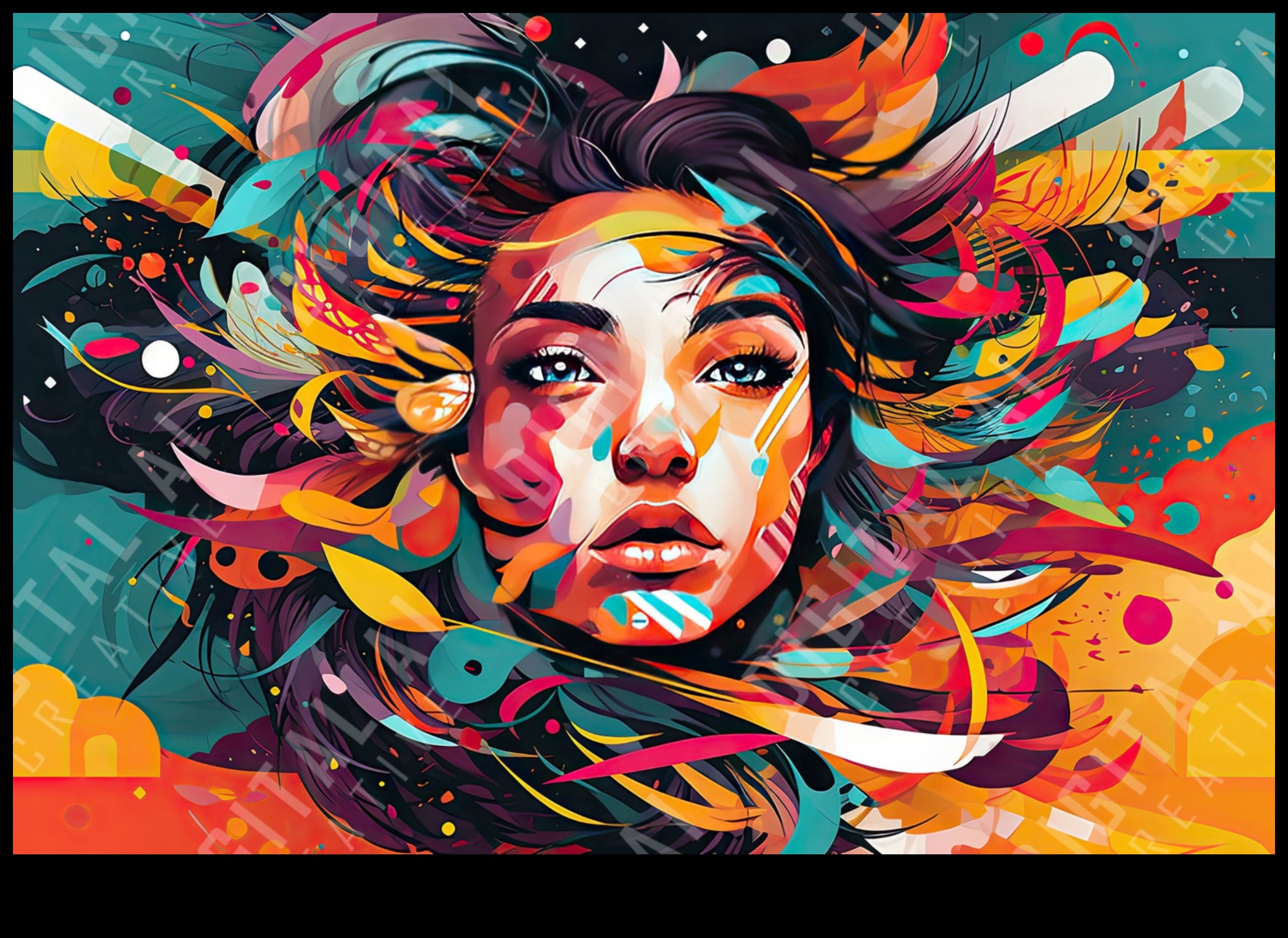 Abstract Fusion: Blending Elements for Artistic Harmony