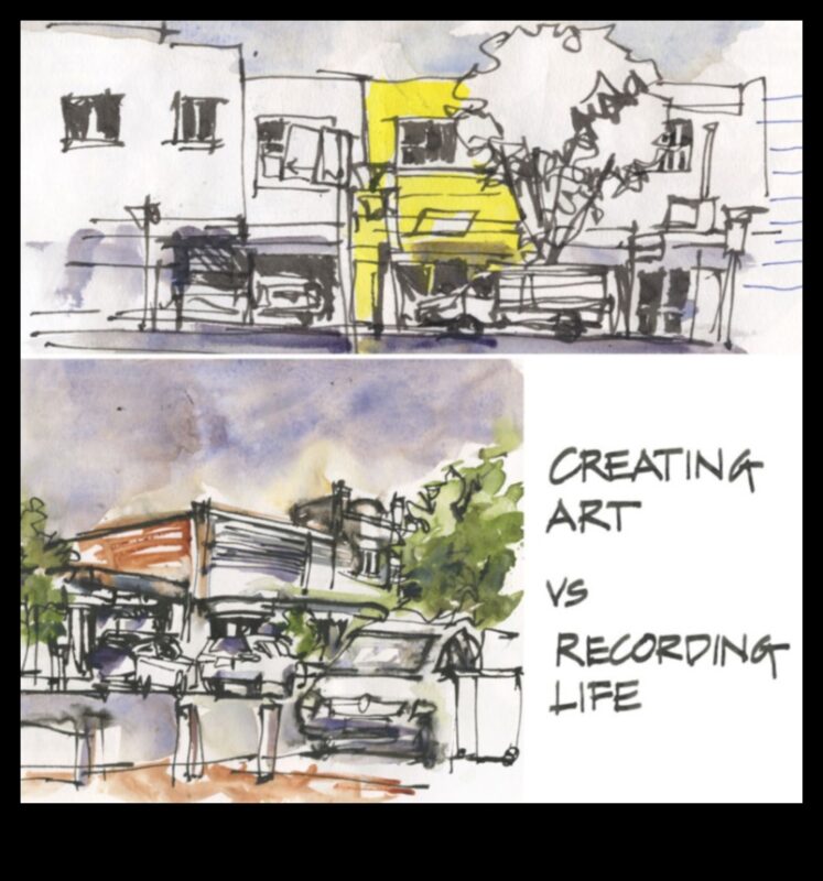 Βιβλίο σκιαγραφιών πόλης: Καταγραφή εντυπώσεων αστικών σκηνών