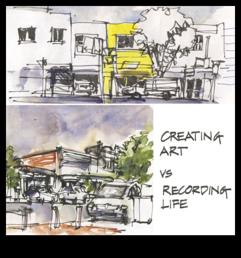 Βιβλίο σκιαγραφιών πόλης: Καταγραφή εντυπώσεων αστικών σκηνών