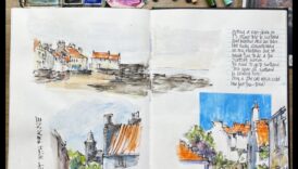 Βιβλίο σκίτσων πόλης: Τεκμηρίωση των καθημερινών σκηνών της αστικής ζωής