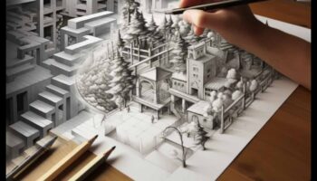 Ethereal Visions: Crafting Dreamlike Scenes with Pencil