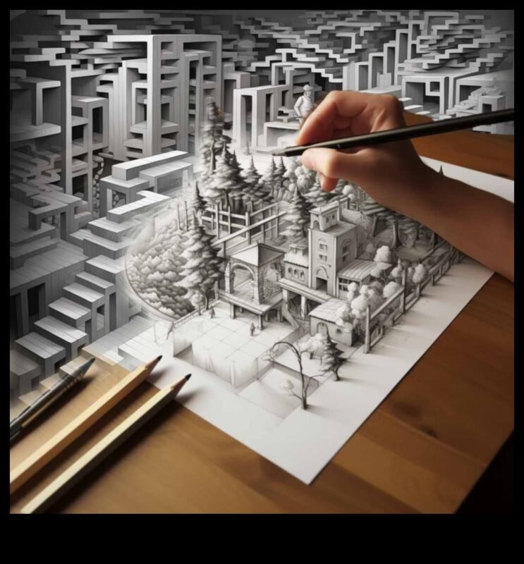 Ethereal Visions: Crafting Dreamlike Scenes with Pencil